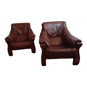 fauteuils style brutaliste