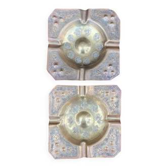 Brass ashtrays