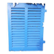 Small blue shutter L75xH101cm with louvers