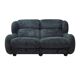 Navy blue velour sofa, Italian design, 1970s, production: Italy
