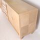 Rattan and brass sideboard