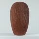 Vintage mid-century brutalist sgraffito ceramic vase