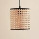 Handcrafted woven bamboo pendant light