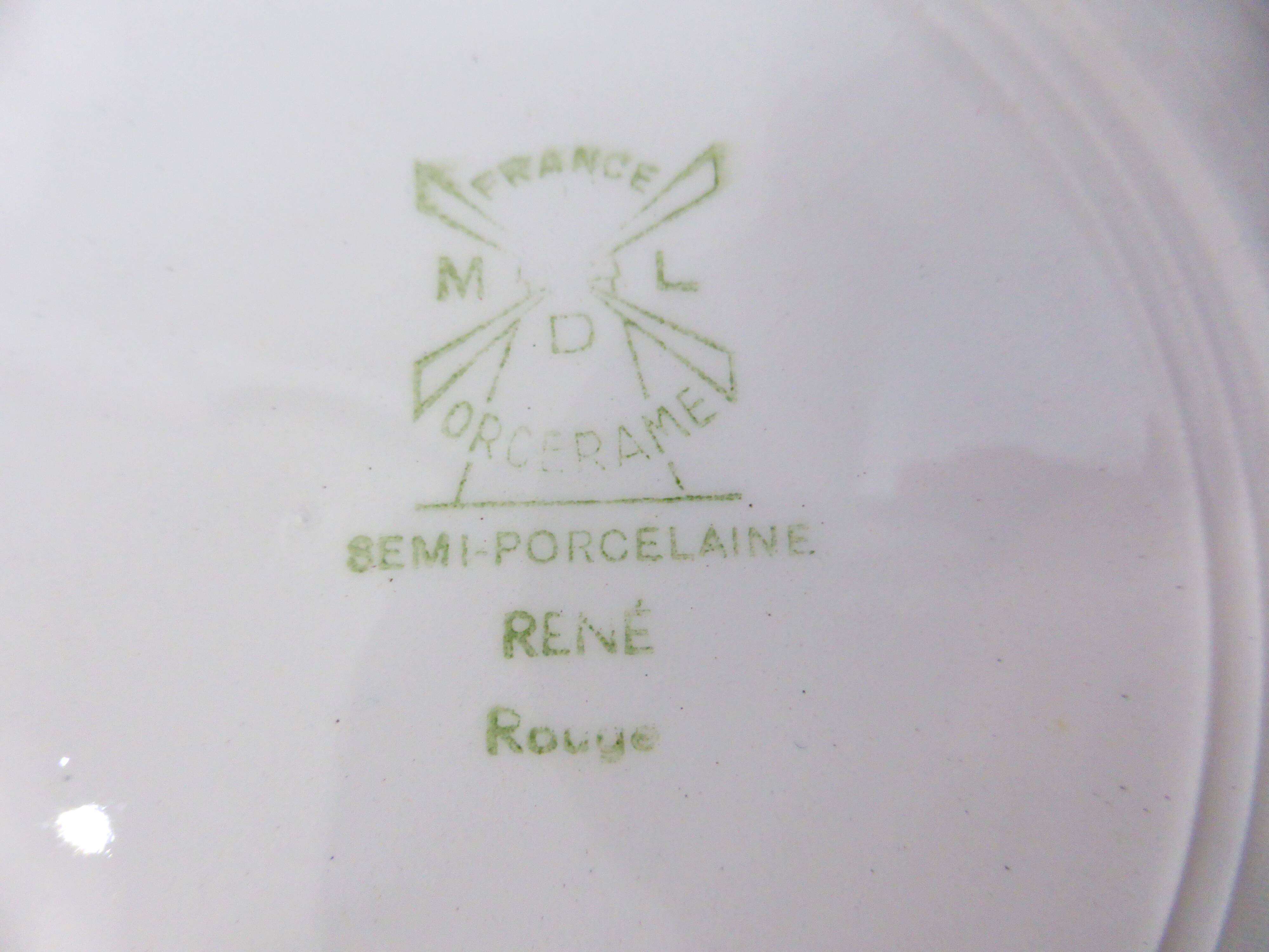 4 deep plates from Moulin des Loups 220642