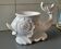 Dolphin-shaped cache pot, 1970
