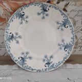 Round dish 2 in old earthenware from Longwy Lorrain model