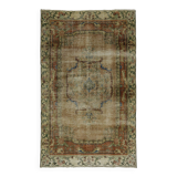 Turkish Anatolian Handmade Vintage Rug 243 cm x 150 cm