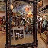 Large mirror from the Napoleon 3rd period, 19th century. 1.51 m/ 96 cm