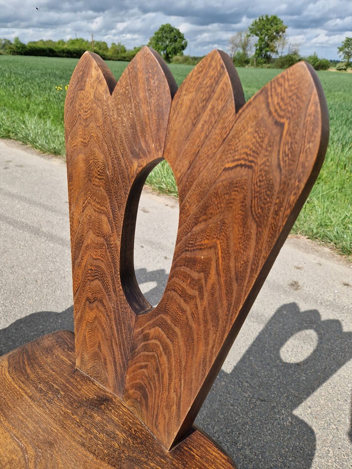 Lot de 3 chaises brutaliste Aranjou style olavi Hanninen