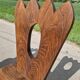 Lot de 3 chaises brutaliste Aranjou style olavi Hanninen