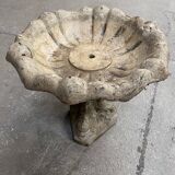 Dauphin fontaine en pierre reconstitué