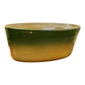 Jolie terrine verte et jaune Emile Henry