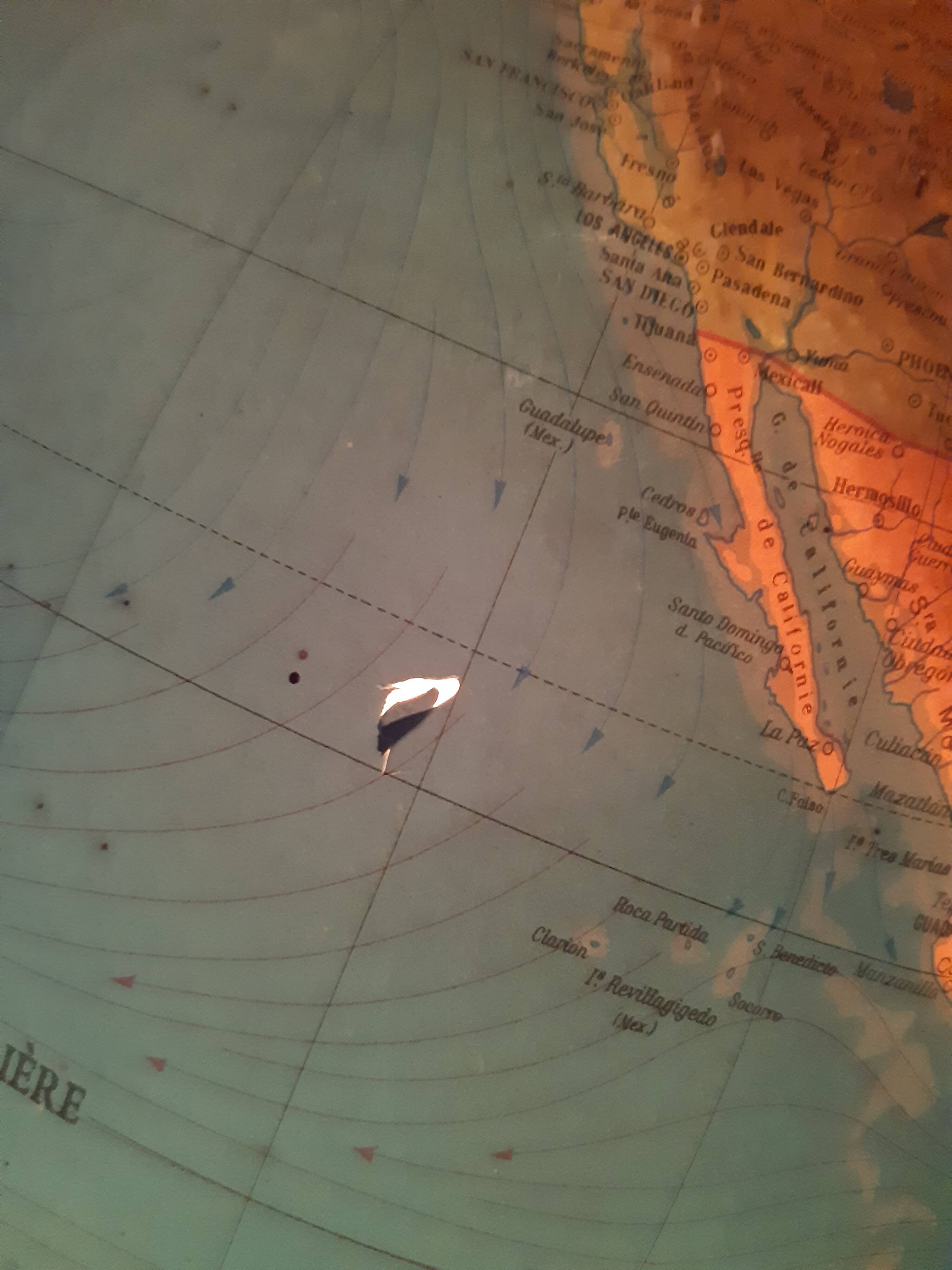 Globe terrestre hercule