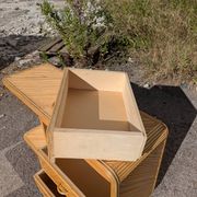 1970s rattan sideboard