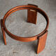 Set of 4 nesting tables by Gianfranco Frattini.