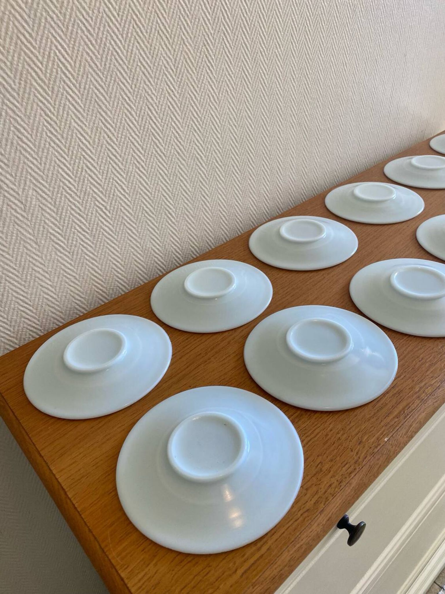 Art Deco coffee service in blue opaline