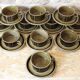11 tasses et soucoupes série Kosmos Arabia Finlande
