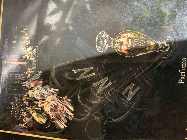 Original advertisement Lucien lelong plasticized iron plate, perfume N