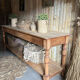 Old cloth merchant's table