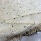White berbere wool carpet with black dots 200x290cm