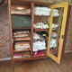 Armoire vintage acajou 3 portes