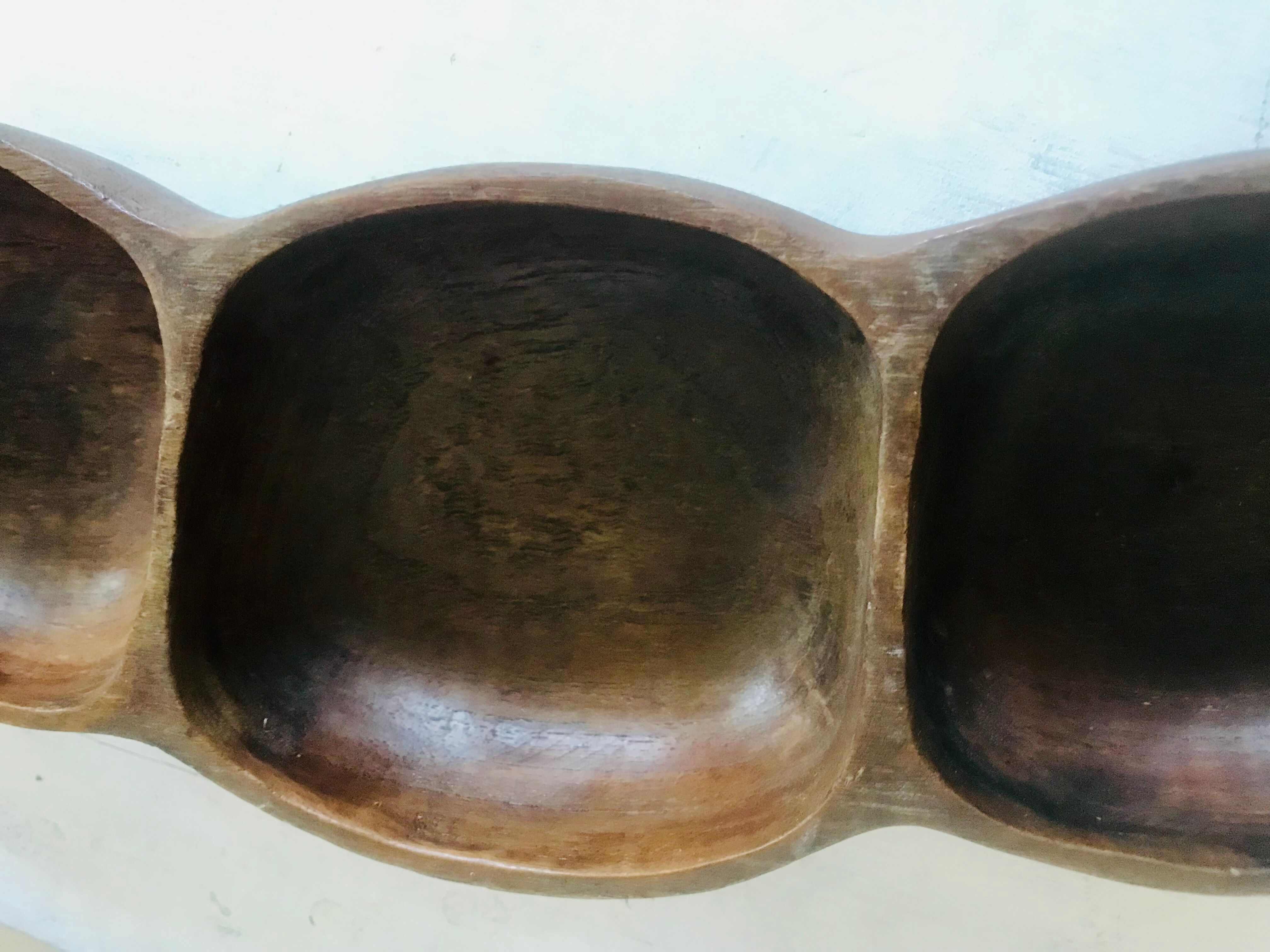 Vintage wooden pocket drain