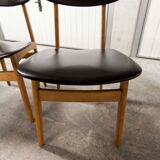 Set of 6 chairs Scandinavian oval back