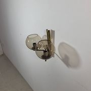 Vintage brass wall lamp by Hans Agne Jakobsson for Markaryd in Sweden 1960s