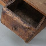 Table d'Appoint / Console Antique de Ferme Rustique Espagnole en Châtaignier, 18ème Siècle