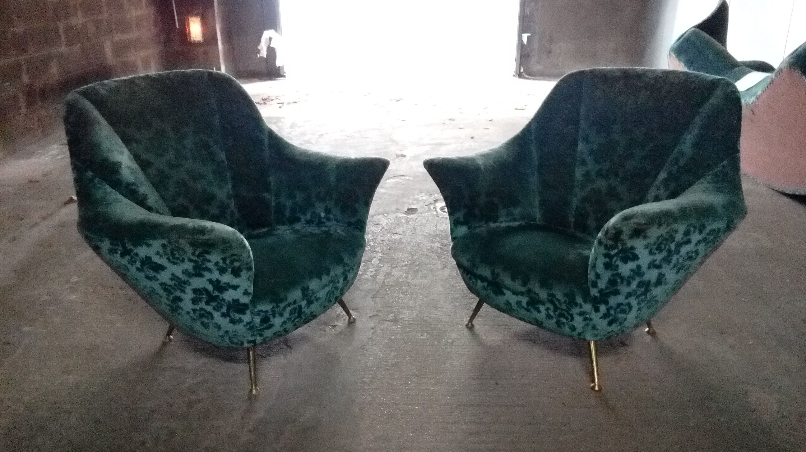 Pair of chairs ico parisi years 50/60
