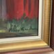 Swedish Oil on panel "man standing" by Svan Grandin, Vintage & Framed 40×38cm