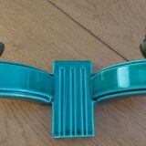 Double wall lamp in earthenware style, Art Deco, Year 1950