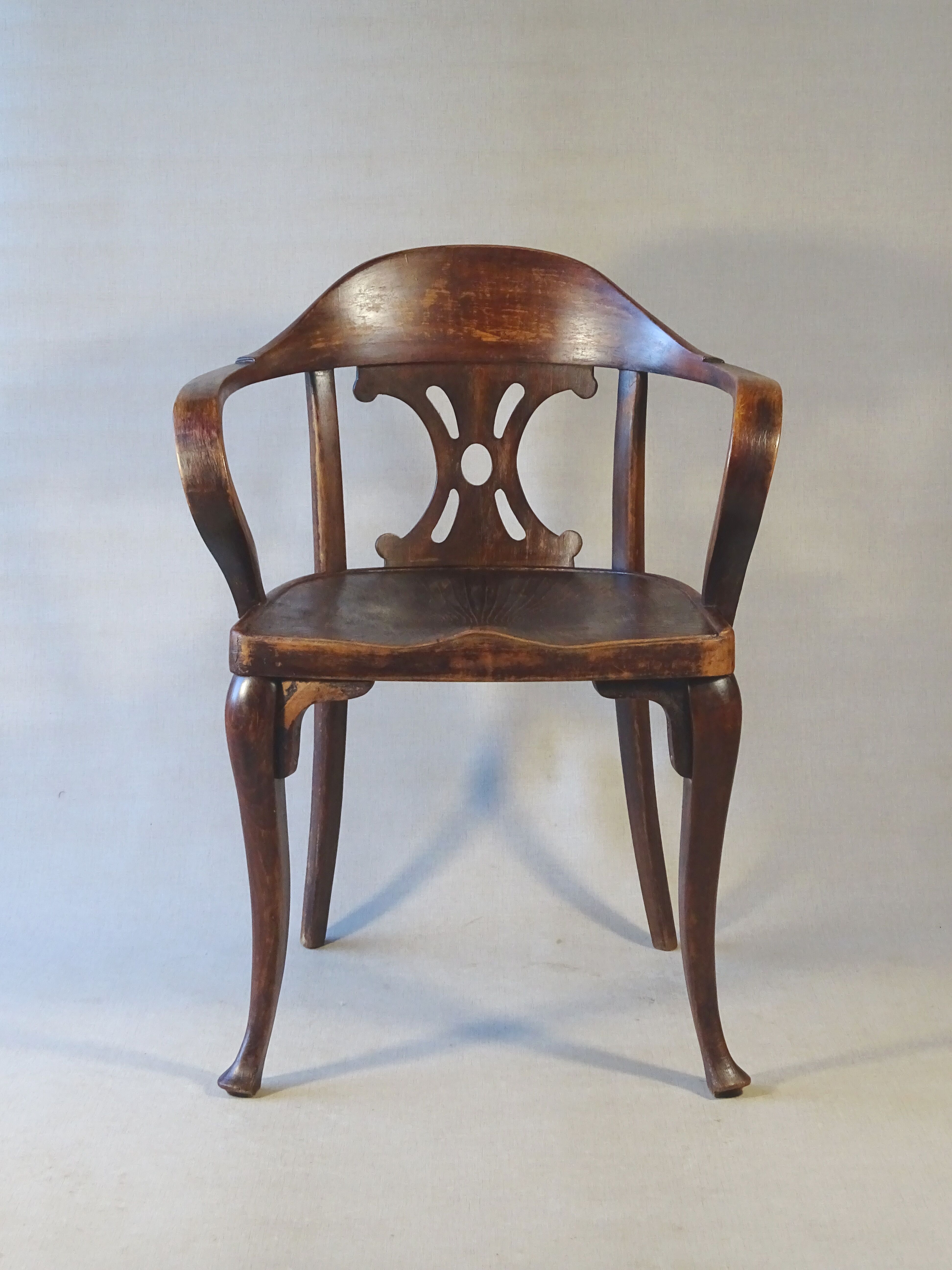 Fauteuil de bureau  KOHN N°701 Sécession - 1910 - No Thonet -