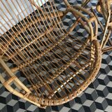Armchair in rattan