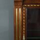 Rare small marquetry display cabinet, louis xvi style – mid 19th century