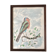 Watercolor bird Pinson signed vintage