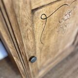 Confiturier vintage solid wood storage unit