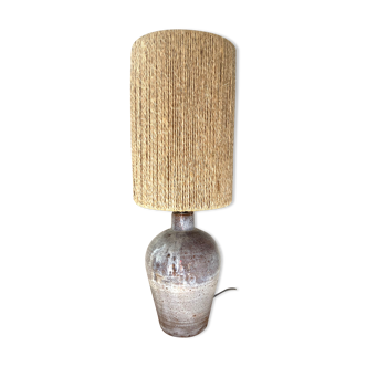 Lampe en céramique émaillée vintage