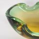 Vintage 1970s Murano glass submerged Italian design emptier tray