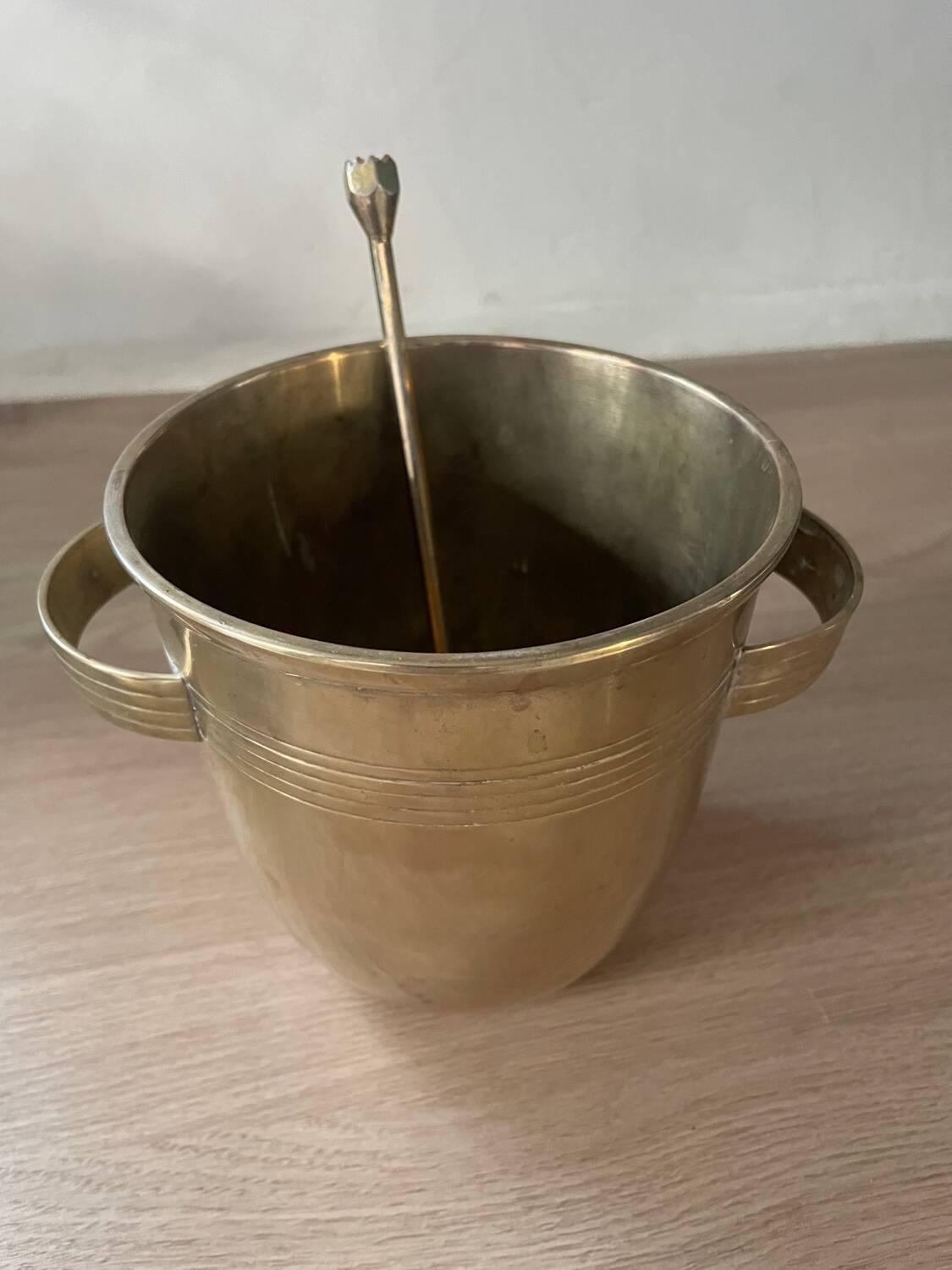 Solid Brass Ice Bucket