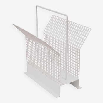 Perforated Metal News Paper Rack, 1960s, France