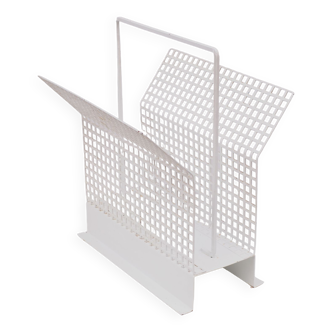 Perforated Metal News Paper Rack, 1960s, France