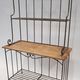 Bakery shelf wood and metal