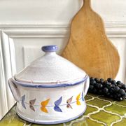 Old vegetable soup tureen