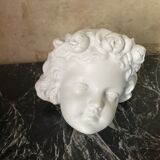 Child's head in biscuit