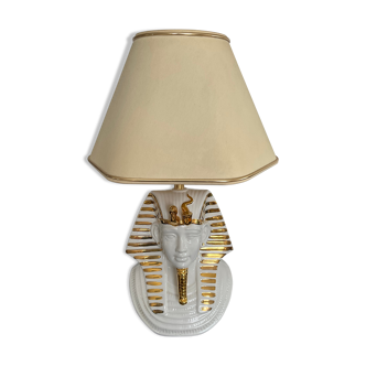 Pharaoh lamp of the 70s in enamelled ceramic
