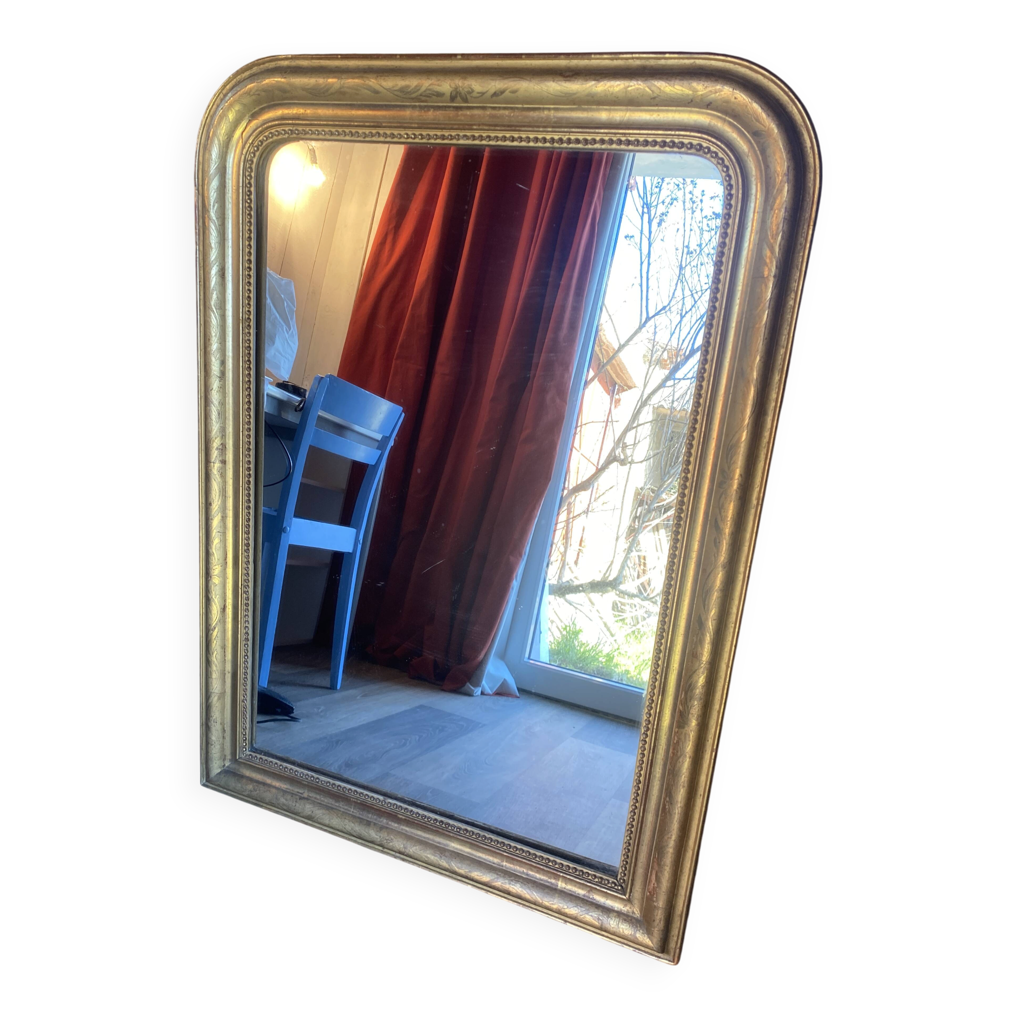 Louis Philippe gold mirror 109x78