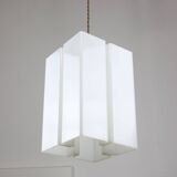 Vintage italian plexiglass tower pendant lamp