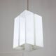 Vintage italian plexiglass tower pendant lamp