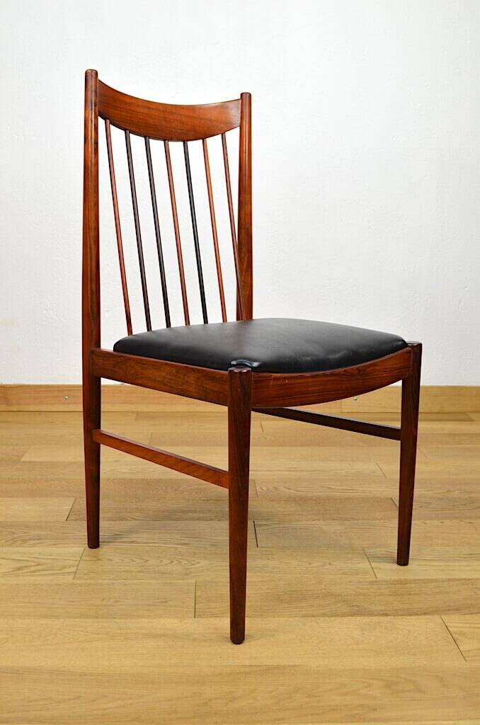 4 Danish Chairs 1960 Rio Rosewood by Arne Vodder